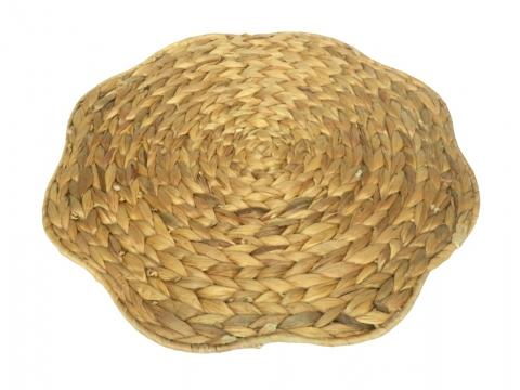 Scallop water hyacinth placemat